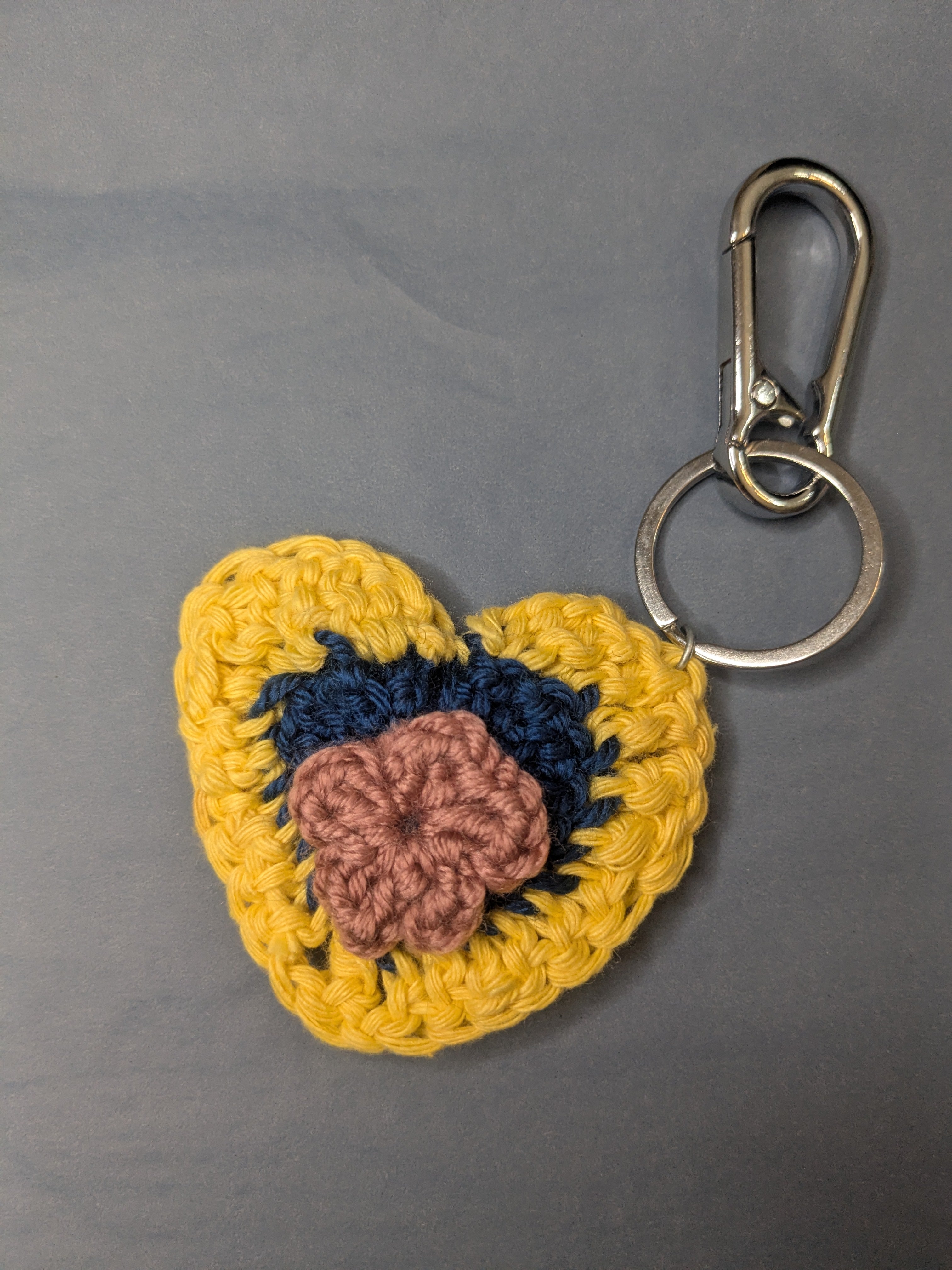 Guadalupe Crocheted Keychain