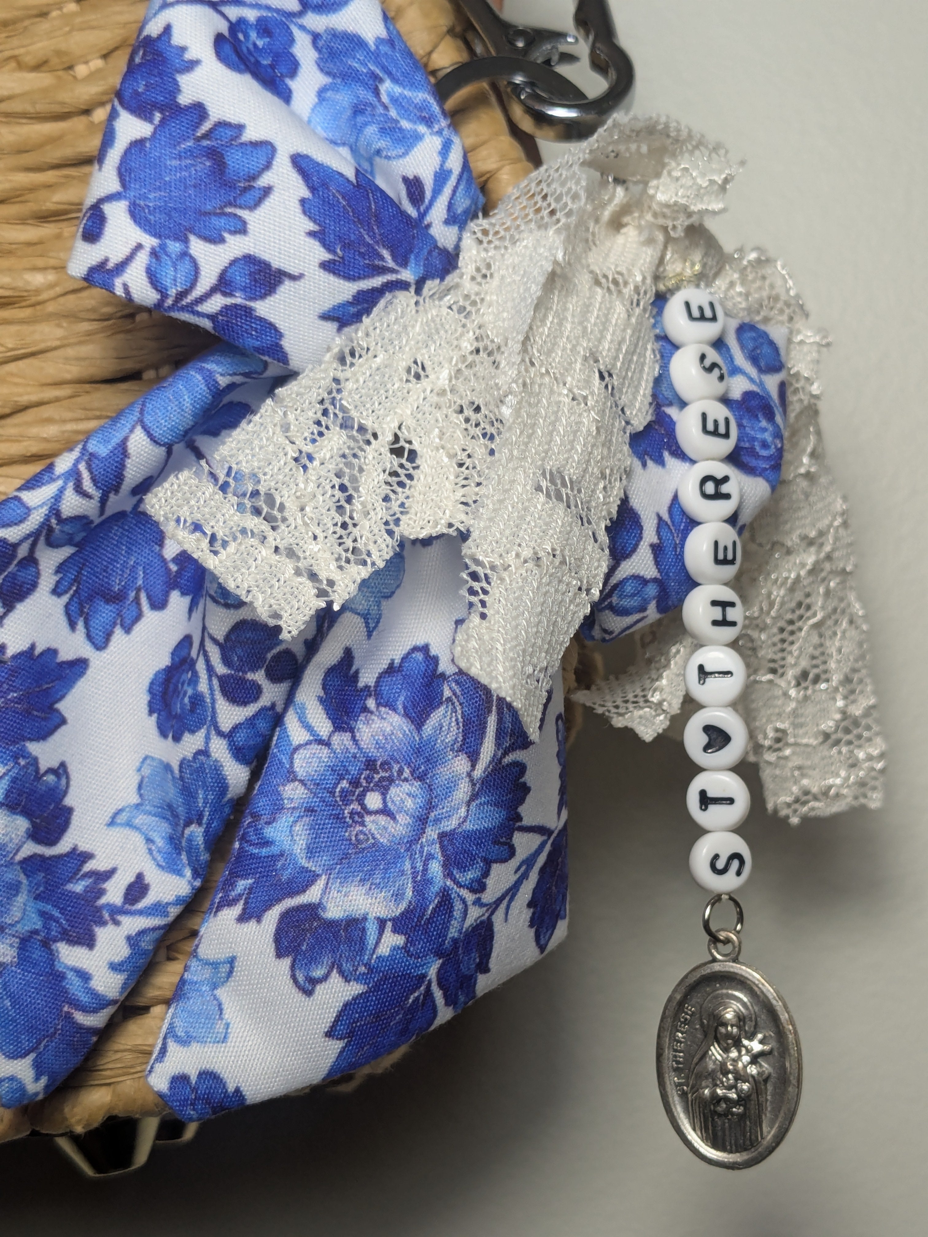 St. Therese Bow Bag Clip