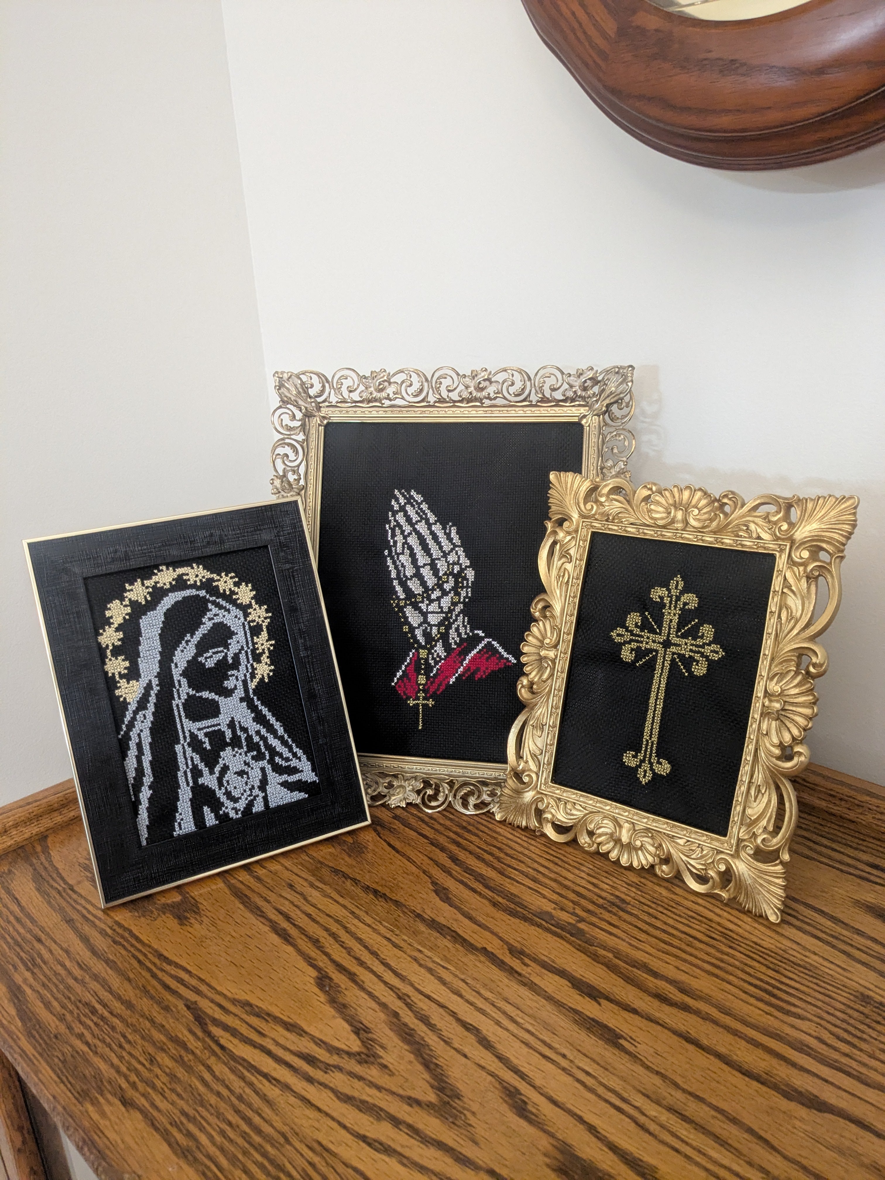 Our Lady Queen of Heaven Cross Stitch Art