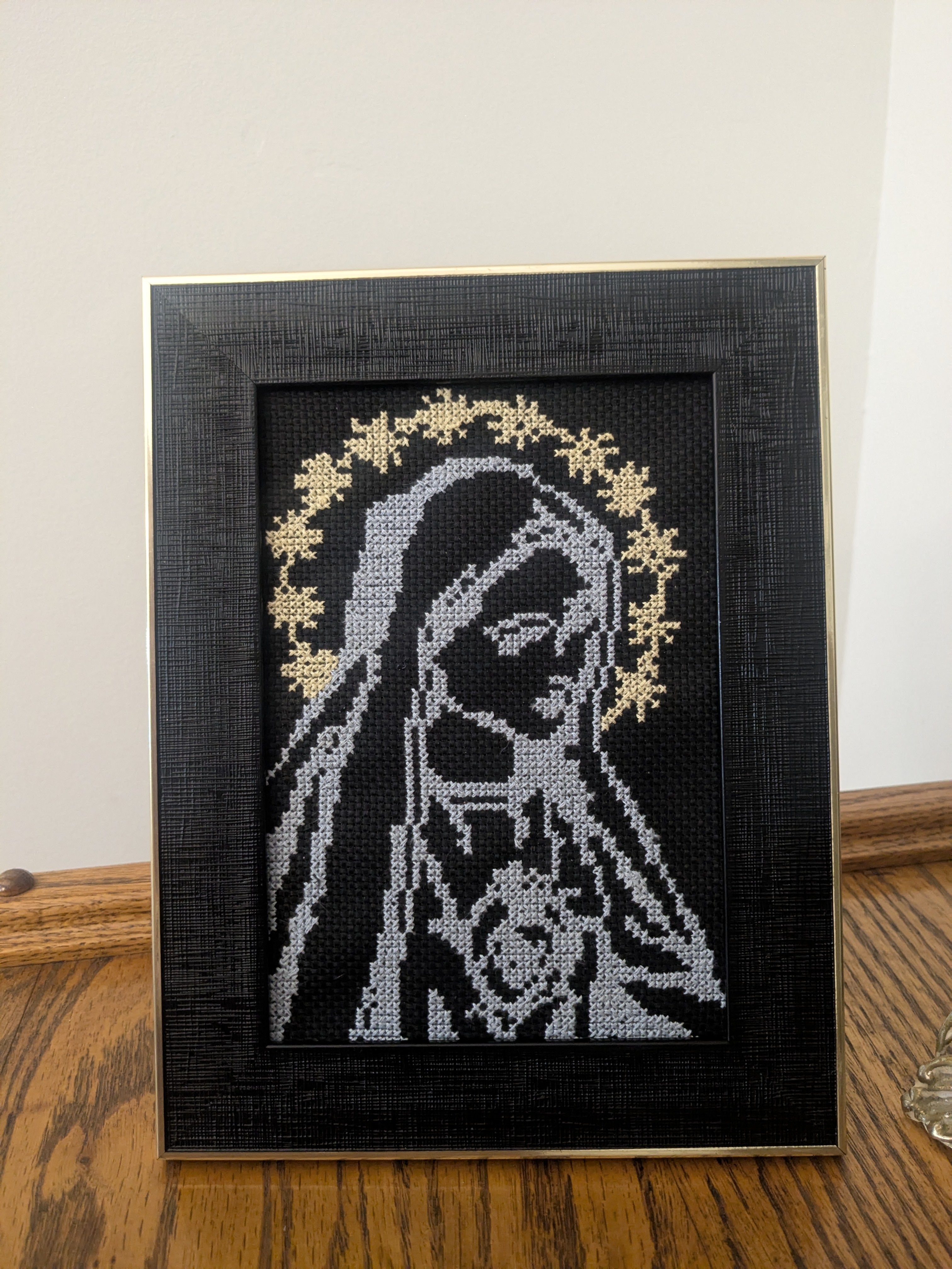 Our Lady Queen of Heaven Cross Stitch Art