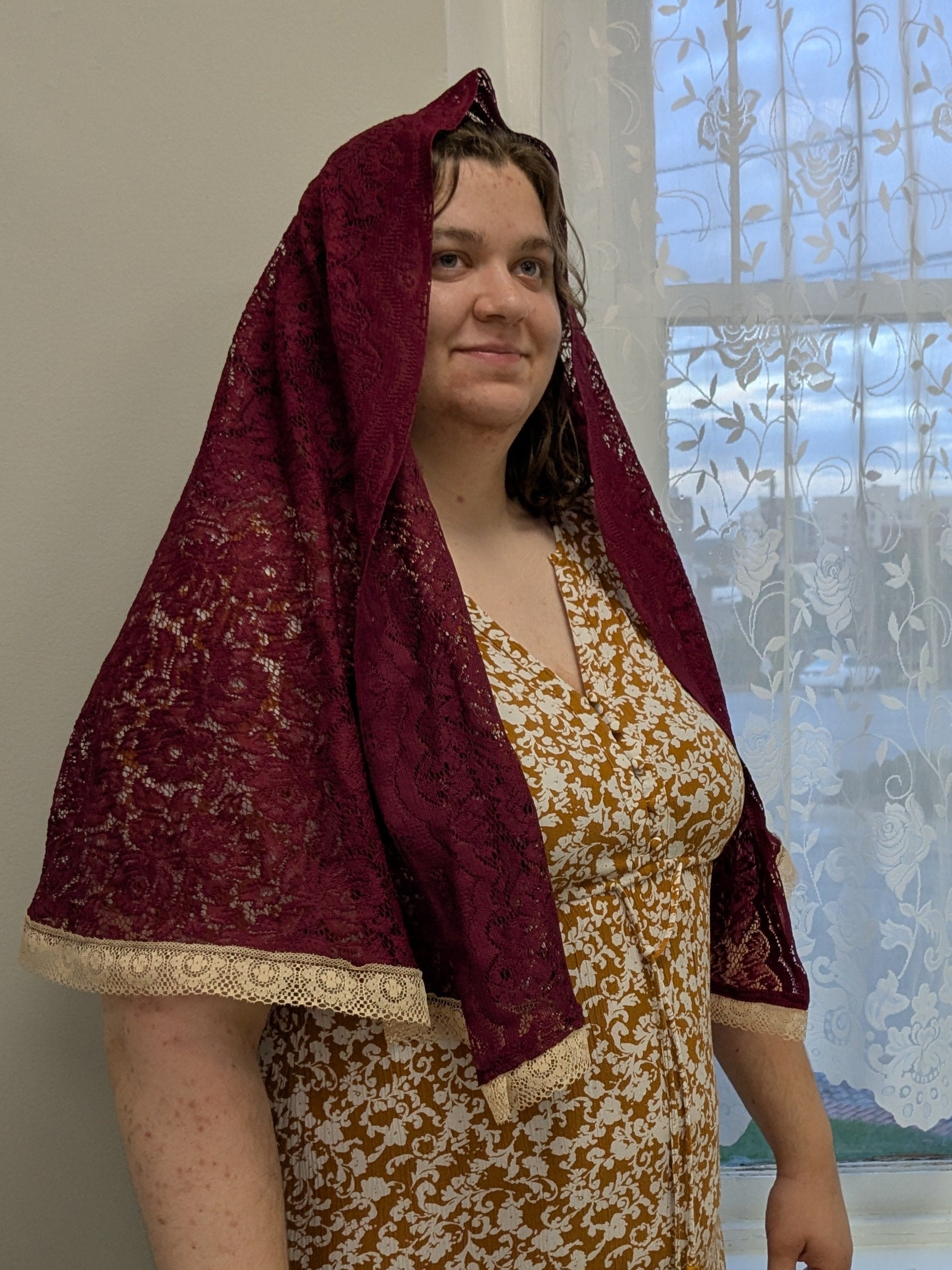 The Anne Veil- 32in D-Shaped