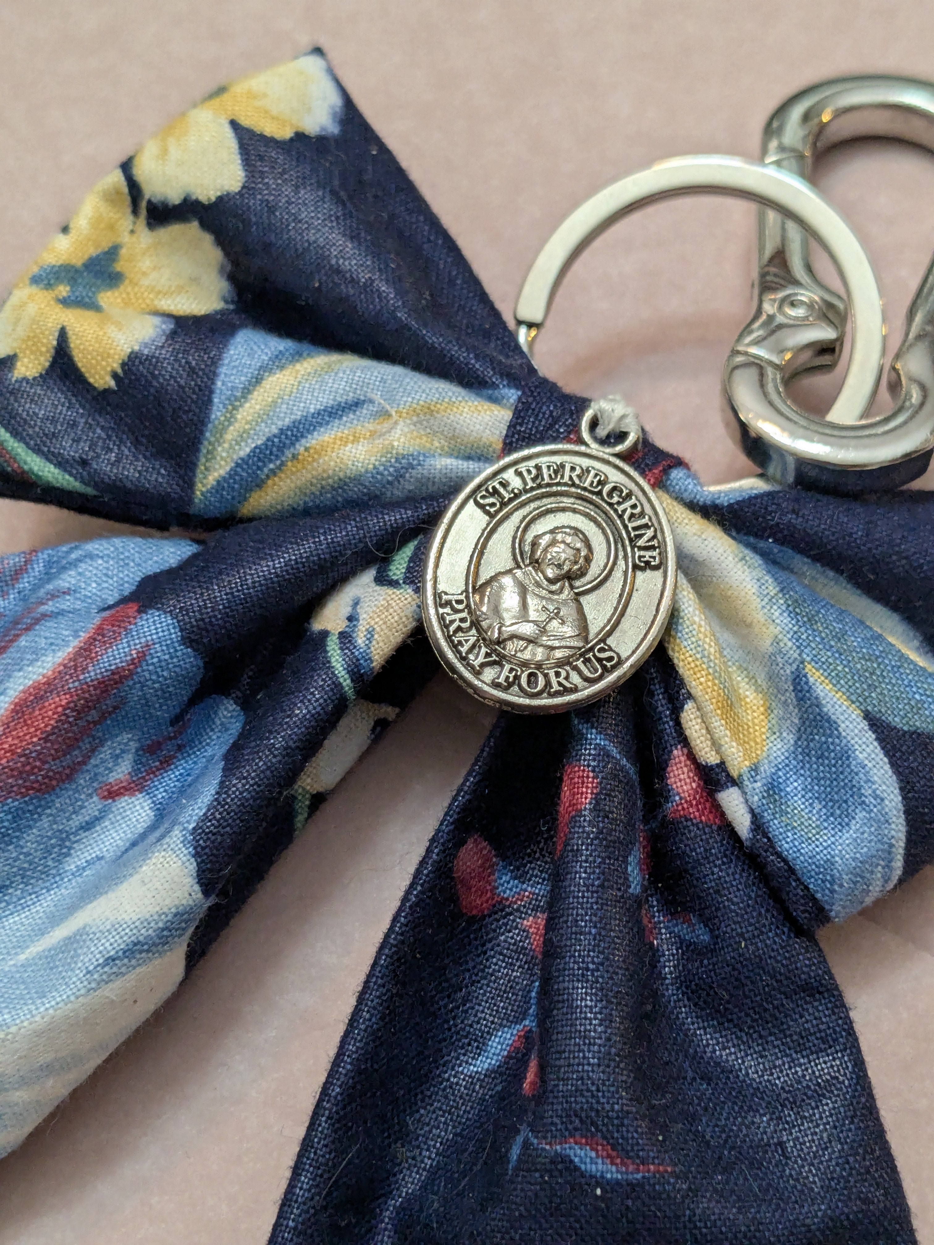 St. Peregrine Bow Keychain