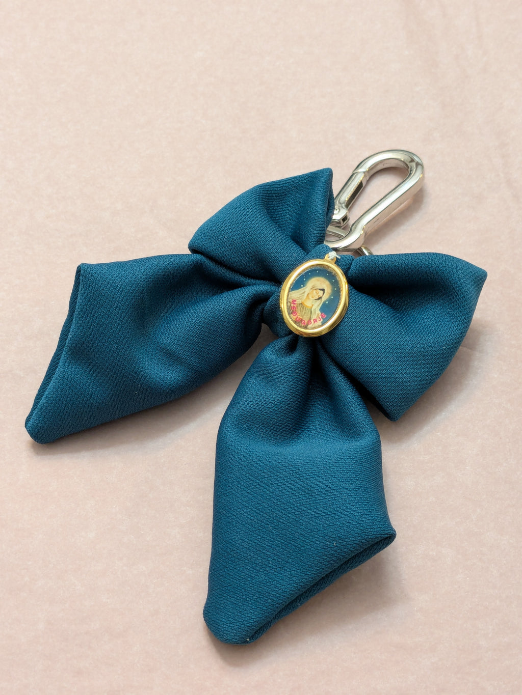 Our Lady of Medjugorje Bow Keychain