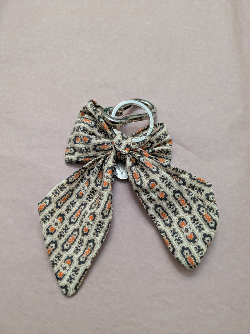 Miraculous Medal Bow Keychain