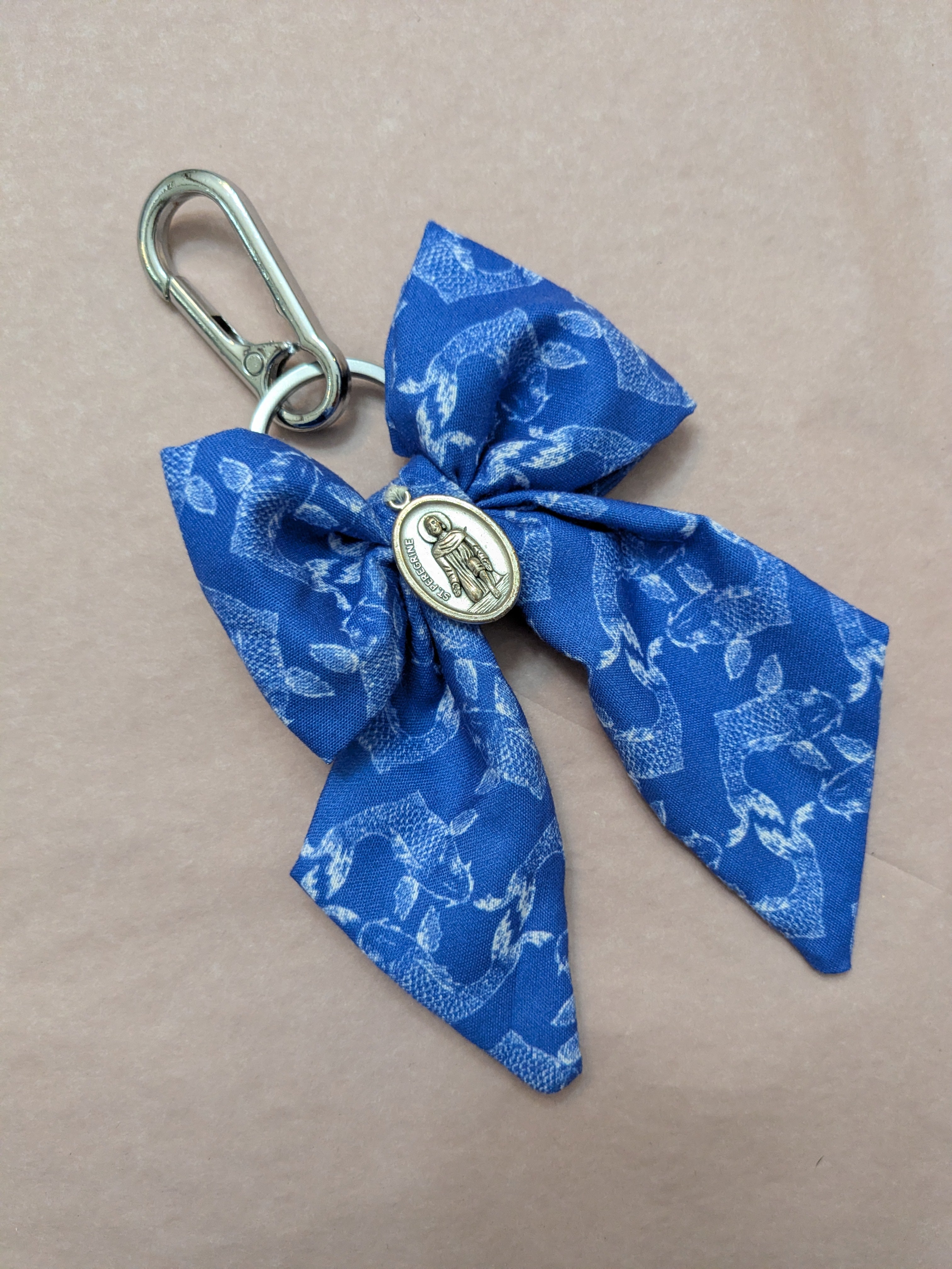 St. Peregrine Bow Keychain
