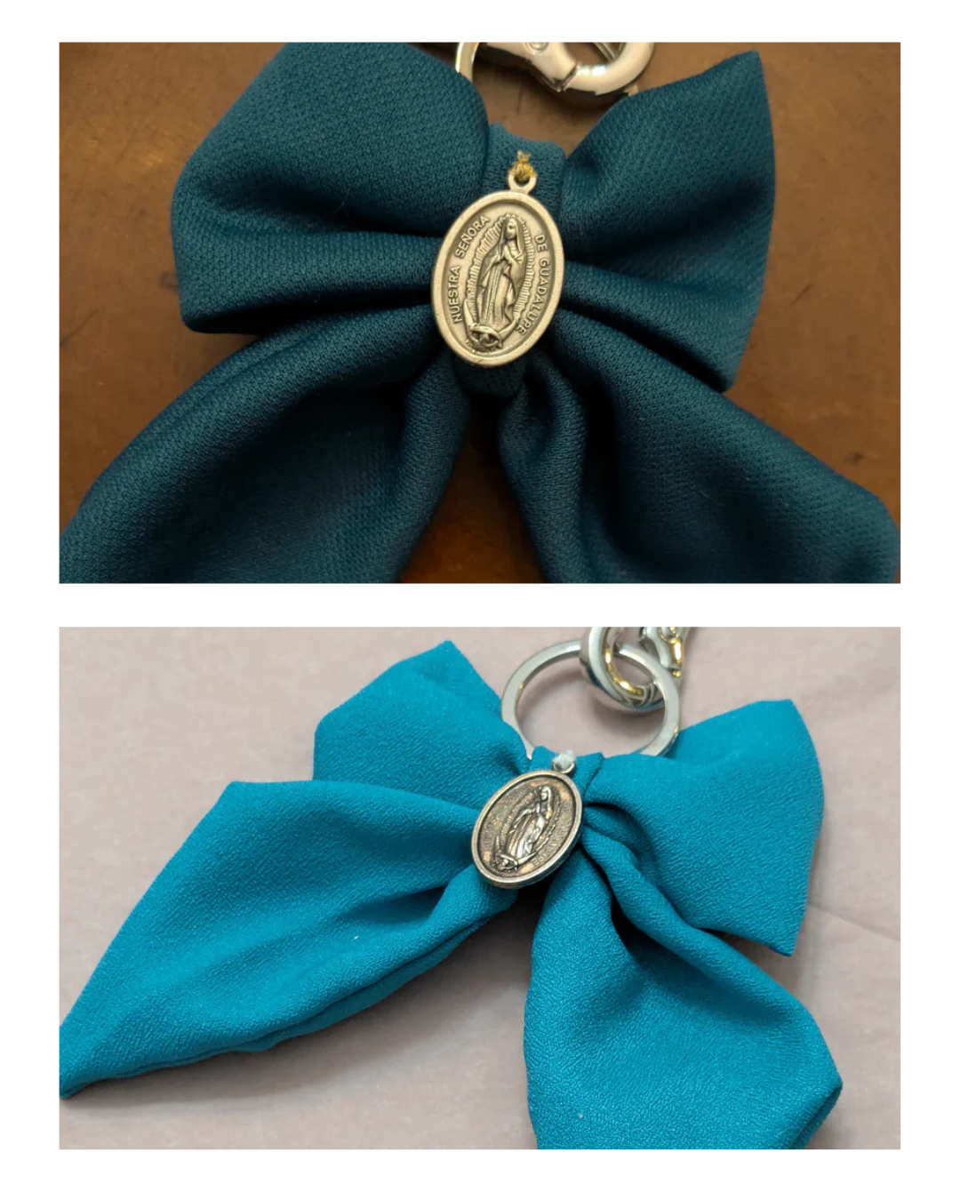 Our Lady of Guadalupe Bow Keychain